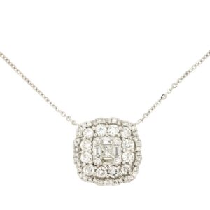WHITE GOLD DIAMOND NECKLACE WH2007D
