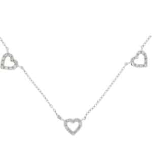 WHITE GOLD DIAMOND NECKLACE WH1987D