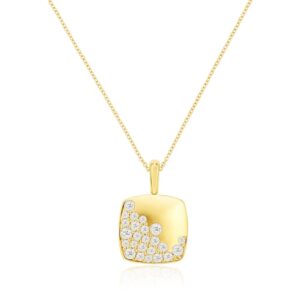 YELLOW GOLD DIAMOND PENDANT H3170D