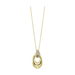 14K YELLOW GOLD DIAMOND PENDANT PD10982-4YC