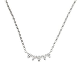WHITE GOLD DIAMOND NECKLACE WH1036D