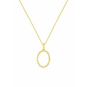 YELLOW GOLD DIAMOND PENDANT H3417D