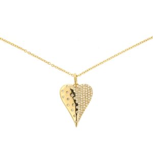 YELLOW GOLD DIAMOND PENDANT H3439D