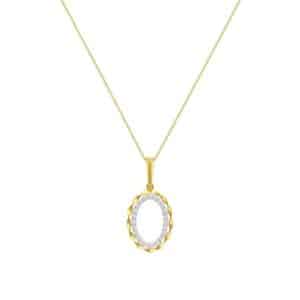 YELLOW GOLD DIAMOND PENDANT H3699D