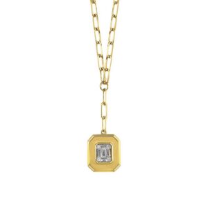 14K YELLOW GOLD DIAMOND NECKLACE NK10448-4YC