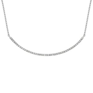 WHITE GOLD DIAMOND NECKLACE WC7073D