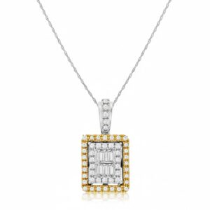 WHITE GOLD DIAMOND PENDANT WC8714D