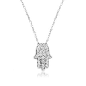 WHITE GOLD DIAMOND PENDANT WH1601D