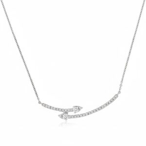 WHITE GOLD DIAMOND NECKLACE WC9739D