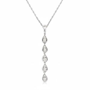 WHITE GOLD DIAMOND PENDANT WH1207D