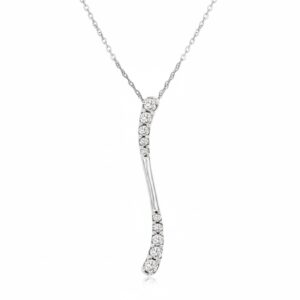 WHITE GOLD DIAMOND PENDANT WH1454D