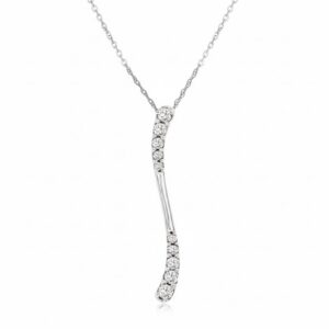 WHITE GOLD DIAMOND PENDANT WH1454D