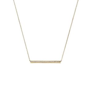 HEARTS ON FIRE BARRE PAVE DIAMOND NECKLACE UU28778YGHV0151800
