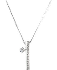 HEARTS ON FIRE BARRE FLOATING DIAMOND PAVE NECK UU28418WGHV0451800