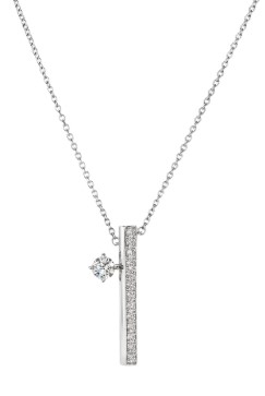 HEARTS ON FIRE BARRE FLOATING DIAMOND PAVE NECK UU28418WGHV0451800