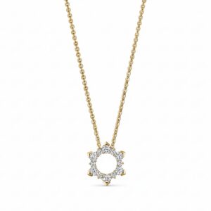 HEARTS ON FIRE AERIAL SUNBURST ENHANCER PENDANT NECKLACE UU30888YGHV0551800