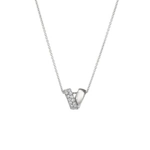 HEARTS ON FIRE INSIDE/OUT MULTI-WEAR RONDEL DIAMOND PENDANT NECKLACE UU29198WGHV0401800
