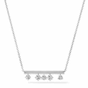 HEARTS ON FIRE BARRE FLOATING DIAMOND NECKLACES UU28388WGHV0451800