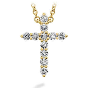 HEARTS ON FIRE SIGNATURE CROSS PENDANT - MEDIUM HFPSIGCR00328Y