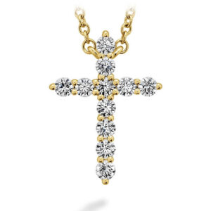 HEARTS ON FIRE SIGNATURE CROSS PENDANT - MEDIUM HFPSIGCR00328Y