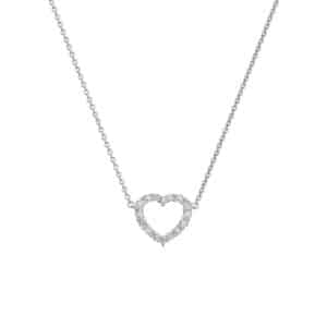 HEARTS ON FIRE SIGNATURE HEART PENDANT - MEDIUM HFPSIGH00398W