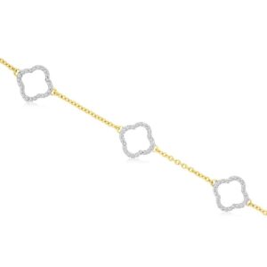 YELLOW GOLD DIAMOND BRACELET H2347D