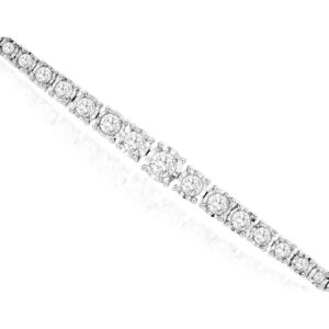WHITE GOLD DIAMOND BRACELET WC9380D