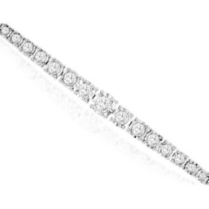 WHITE GOLD DIAMOND BRACELET WC9380D