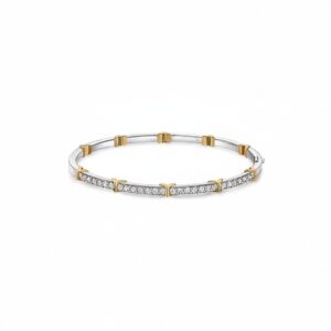 HEARTS ON FIRE COPLEY HALF PAVE DIAMOND BANGLE UU30778AGHV0855648
