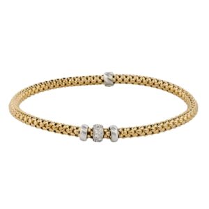 SIMON G. WOVEN DIAMOND BRACELET LB2543-Y