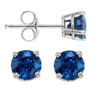 WHITE GOLD SAPPHIRE EARRINGS ESR30-4W