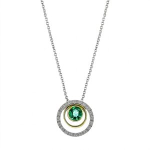 SIMON G. EMERALD & DIAMOND PENDANT LP5145