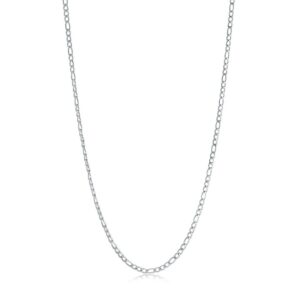 ITALGEM STEEL POLISHED FIGARO CHAIN SN112-20