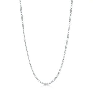 ITALGEM STEEL POLISHED FIGARO CHAIN SN112-20
