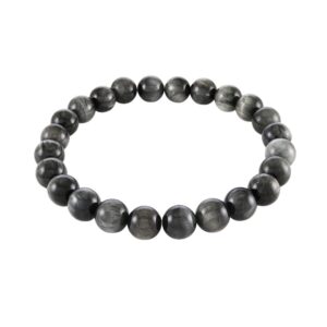GREY EAGLE EYE BEAD BRACELET BB-359-M