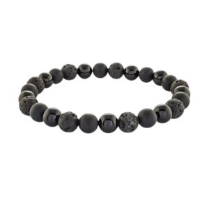 ITALGEM STEEL MULTI BEADED BRACELET BB-206-M