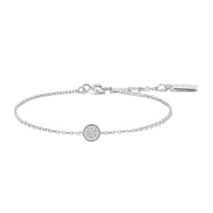 ANIA HAIE SILVER PAVE DISC BRACELET B075-02H