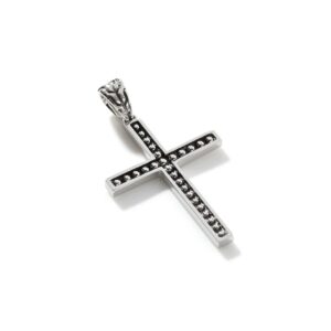 JOHN HARDY JAWAN CROSS PENDANT NECKLACE NB999653X20