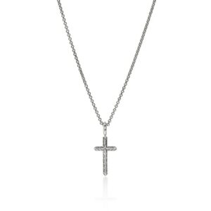 JOHN HARDY ESSENTIAL CROSS NECKLACE NB989377X18-20