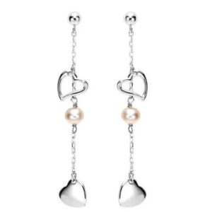 STERLING SILVER PEARL EARRING 1145E01-SS