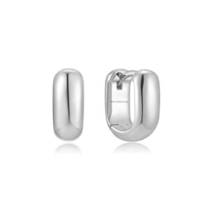 ANIA HAIE SILVER MINI U-SHAPED HUGGIE HOOP EARRINGS E067-08H