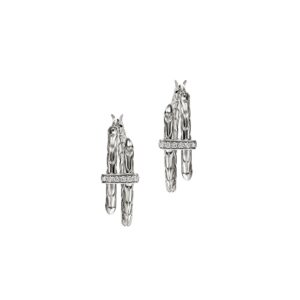 JOHN HARDY SPEAR HOOP EARRINGS EBP986742DI