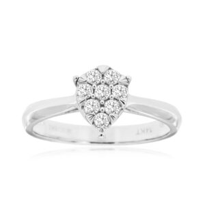 WHITE GOLD DIAMOND RING WH1537D