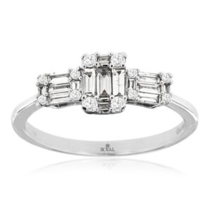 WHITE GOLD DIAMOND WEDDING BAND WC9870D