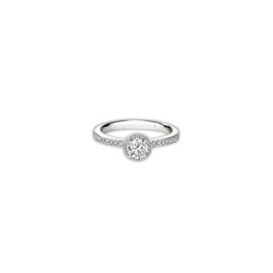 HEARTS ON FIRE TIMELESS HIDDEN HALO ENGAGEMENT RING UU3065PTIS10506500