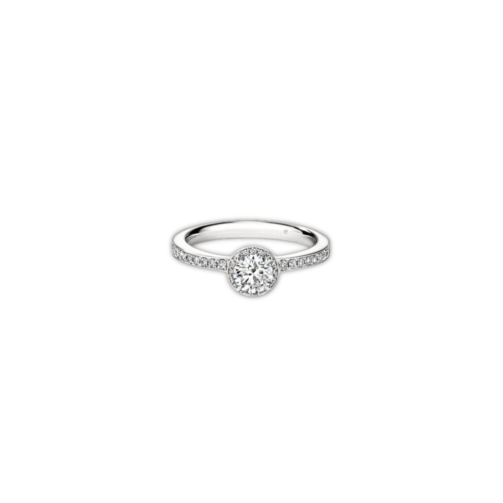 HEARTS ON FIRE TIMELESS HIDDEN HALO ENGAGEMENT RING UU3065PTIS10506500
