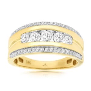 YELLOW GOLD DIAMOND RING H3584D