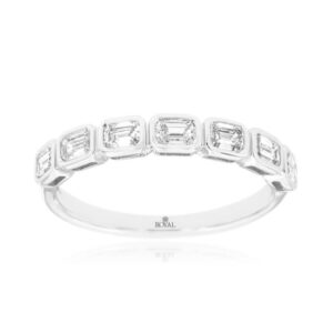 WHITE GOLD DIAMOND WEDDING BAND WH2521D