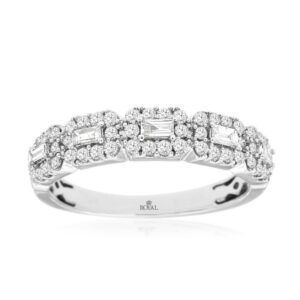 WHITE GOLD DIAMOND WEDDING BAND WH2263D