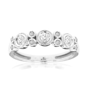 WHITE GOLD DIAMOND WEDDING BAND WC9272D